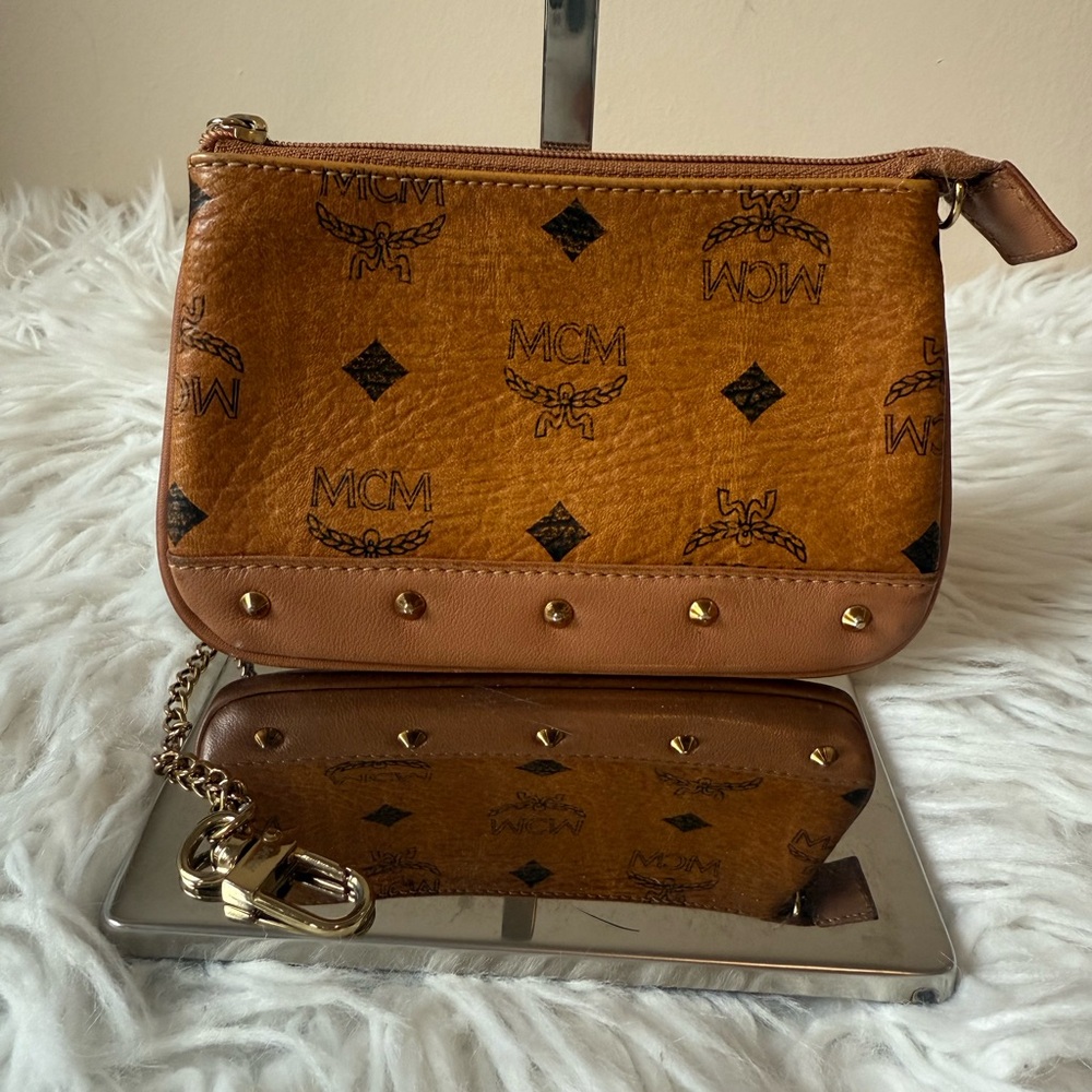 MCM key pouch or coin purse